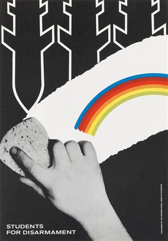 VARIOUS ARTISTS. [INTERNATIONAL UNION OF STUDENTS.] Group of over 130 posters. 1960s-1980s. Sizes vary, generally 15x11 inches, 39x28 c